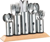Portaposate in acciaio inossidabile, confezione da 1, argento Naty Shop Kitchen
