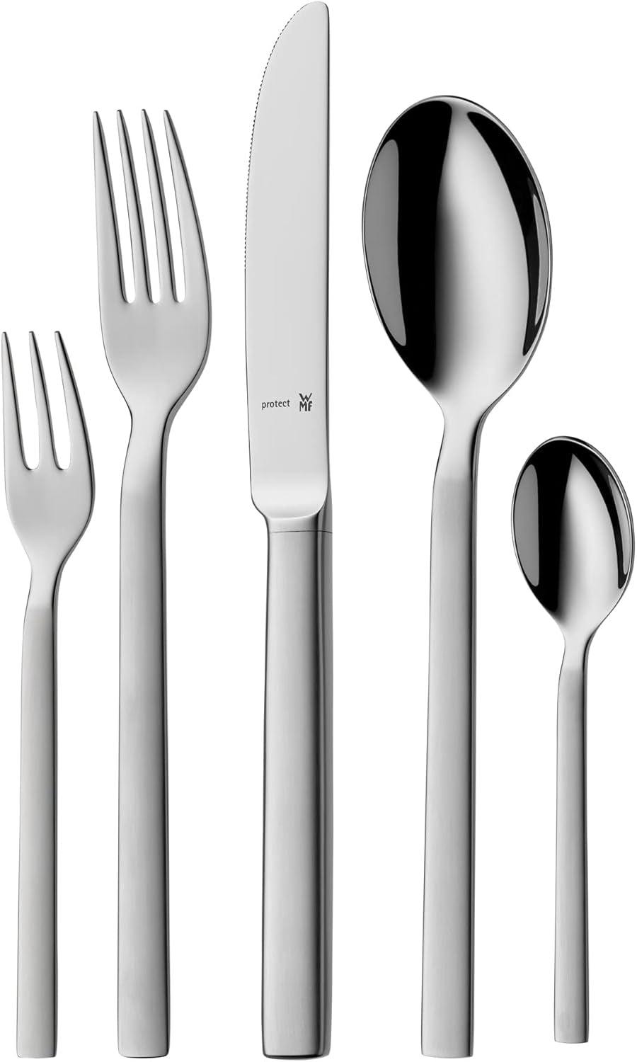WMF Lyric plus set di posate in acciaio inox per 6 persone, 30 o 66 pezzi Kitchen Naty Shop Besteck-Set