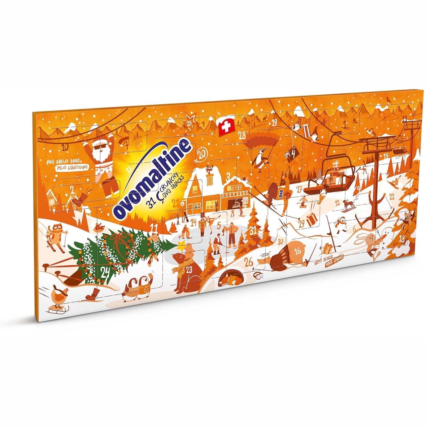 Ovomaltine OVO BREAK Barretta Wafer e Cioccolato - uno snack croccante dal gusto inconfondibile della nostra apprezzata Creme Crocante, naturalmente senza olio di palma (4 x 39g)