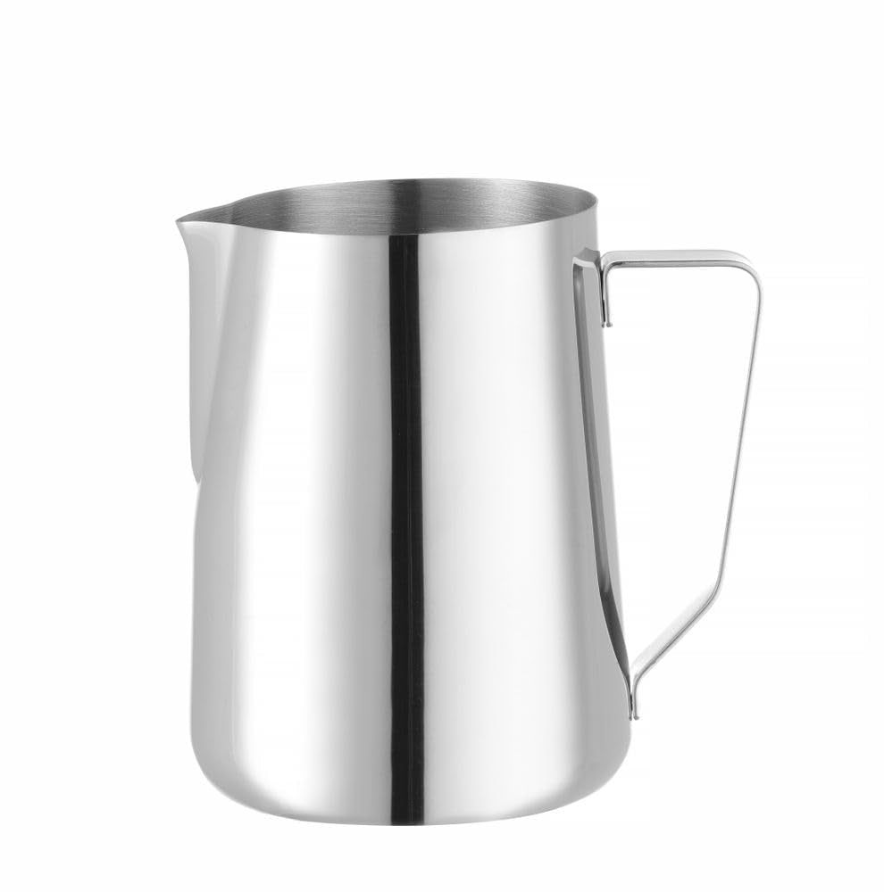 HENDI Tazza multifunzione, lavabile in lavastoviglie, bricco per latte, bricco per panna, 1,5 l, ø112 x (H) 161 mm, acciaio inossidabile 18/10