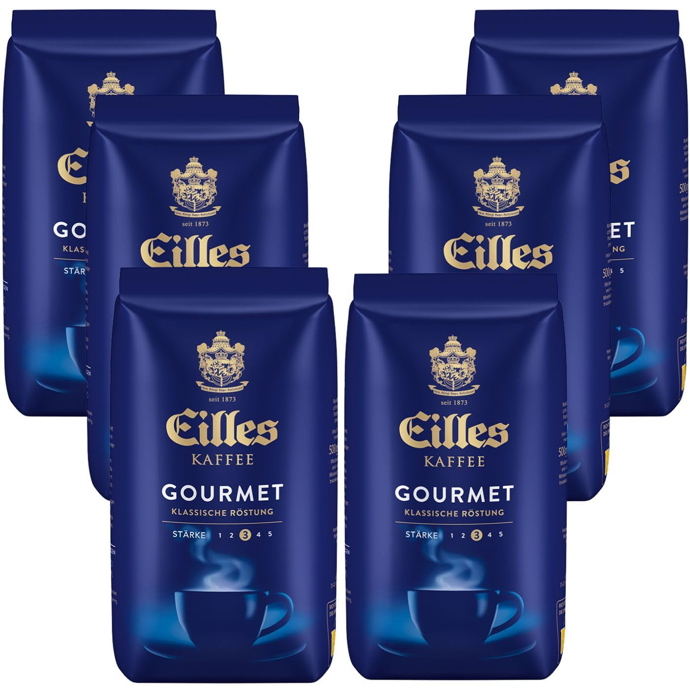 Eilles Gourmet Café Fagioli Interi 500g Confezione da 6