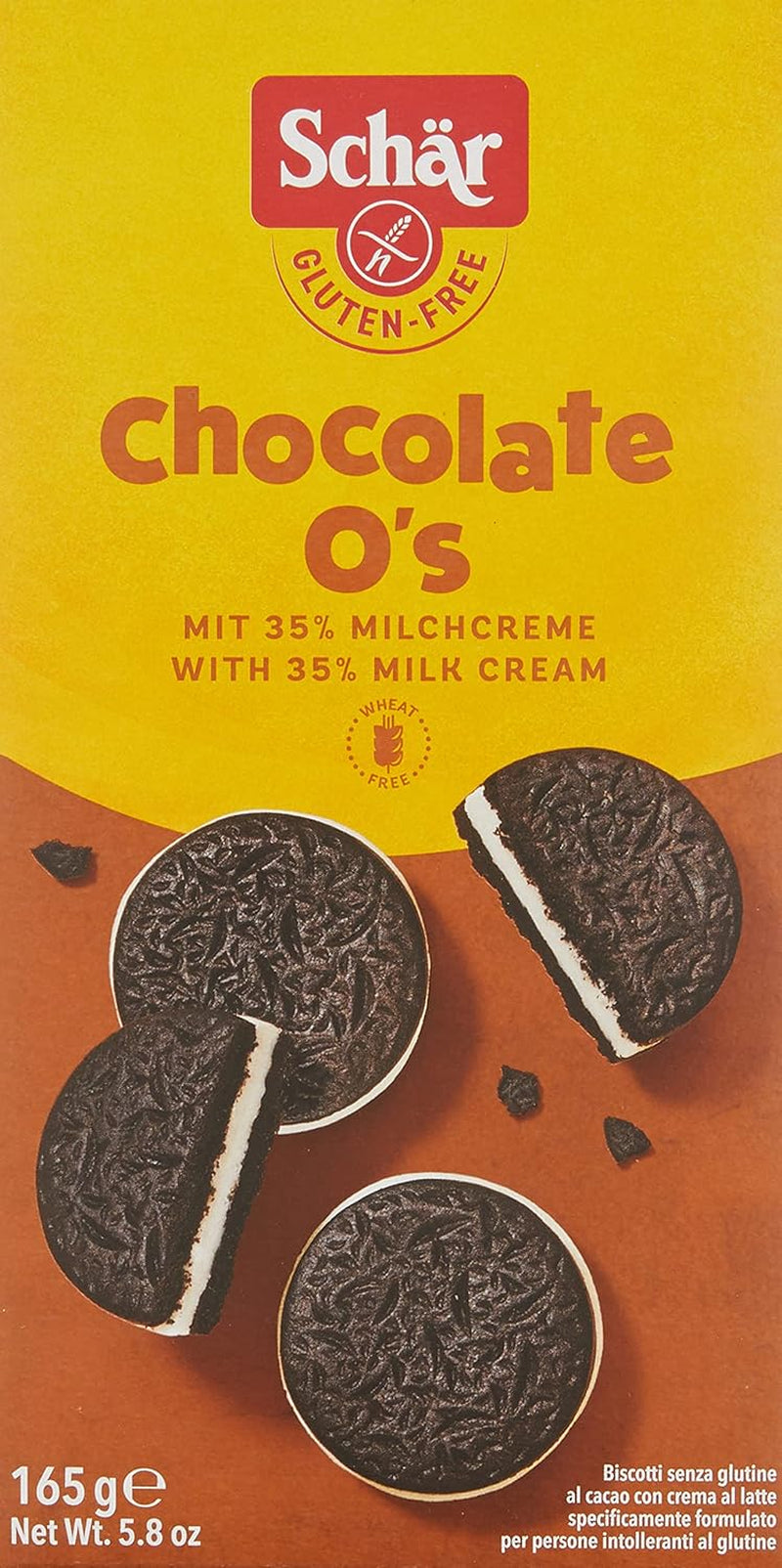 Biscotti al cacao Chocolate O'S, 165 g