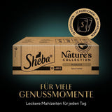 SHEBA Nature's Collection in Salsa - Cibo umido per gatti di alta qualità, varietà fine (MSC) in bustine porzionate - 72 x 85 g