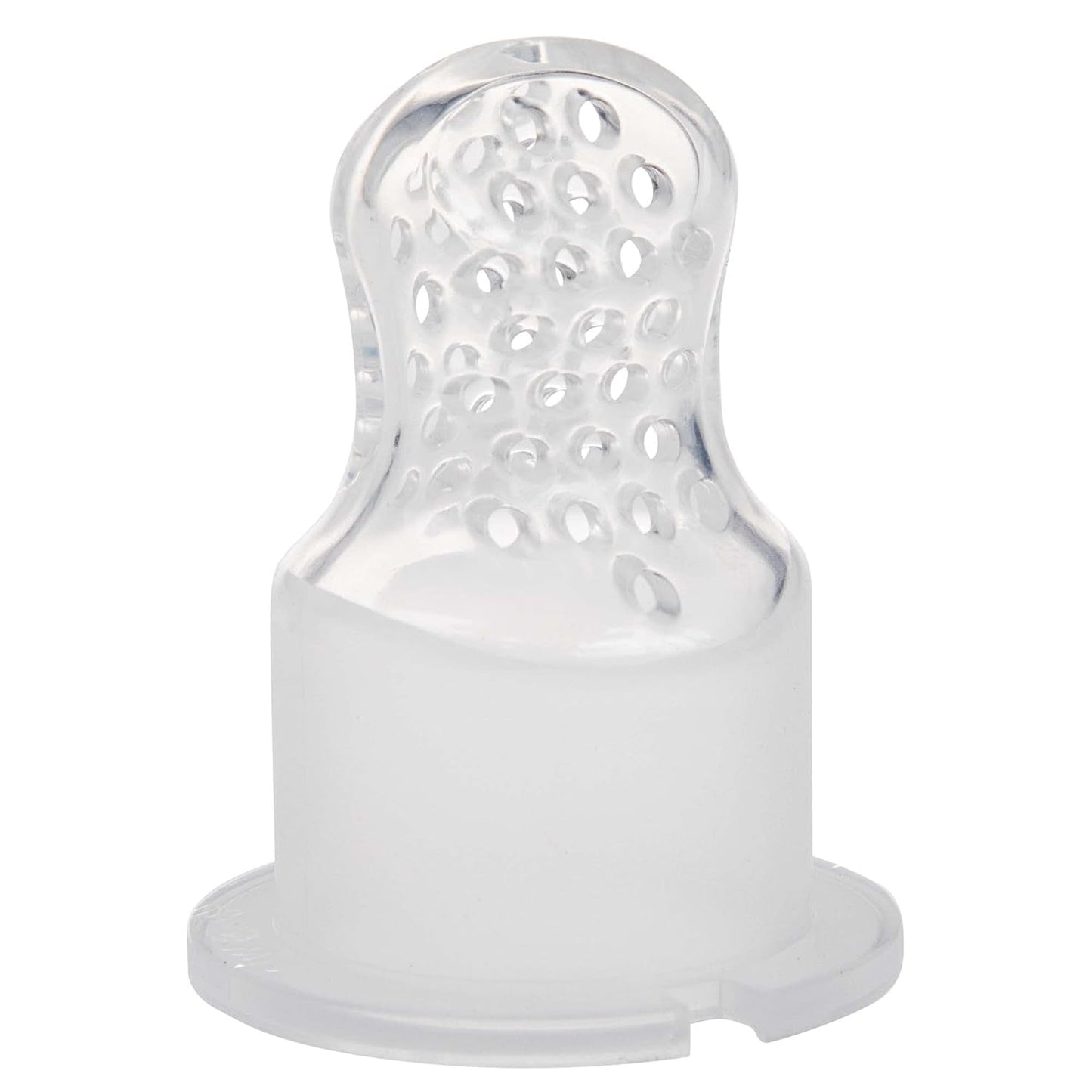 Nuby Mangiatoia per Frutta in Silicone Nibbler - Mangiatoia per Frutta per Neonati 6 Mesi e Bambini Piccoli - Anello da dentizione per Frutta, Verdura e Puree - Senza BPA - Rosa - 6+ Mesi