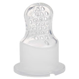 Nuby Mangiatoia per Frutta in Silicone Nibbler - Mangiatoia per Frutta per Neonati 6 Mesi e Bambini Piccoli - Anello da dentizione per Frutta, Verdura e Puree - Senza BPA - Rosa - 6+ Mesi