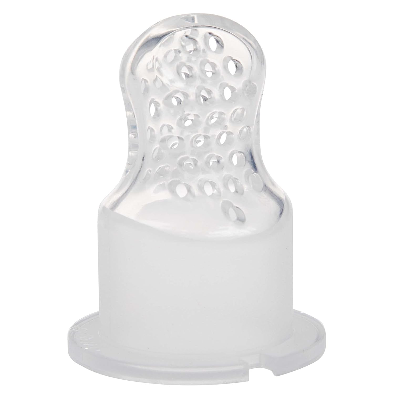 Nuby Mangiatoia per Frutta in Silicone Nibbler - Mangiatoia per Frutta per Neonati 6 Mesi e Bambini Piccoli - Anello da dentizione per Frutta, Verdura e Puree - Senza BPA - Rosa - 6+ Mesi
