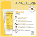 Istituto Clearé | Maschera alla camomilla | Nutre, condiziona e districa | Splendore e splendore dorati | 97% ingredienti naturali | Lenisce il cuoio capelluto Con estratto di camomilla | Maschera per capelli Naty Shop da 150 ml