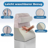 Cuscino da lettura in memory foam | Cuscino schienale ergonomico e cuneo per letto, divano e divano | Cuscino di sostegno ortopedico per dolori alla schiena e tensioni