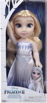 Disney Frozen 2 ELSA La Regina delle Nevi - Bambola mobile alta 35 cm con abito alla moda iconico e capelli lunghi e fluenti per un divertimento extra, per ragazze dai 3 anni in su, 214894 Naty Shop Dolls