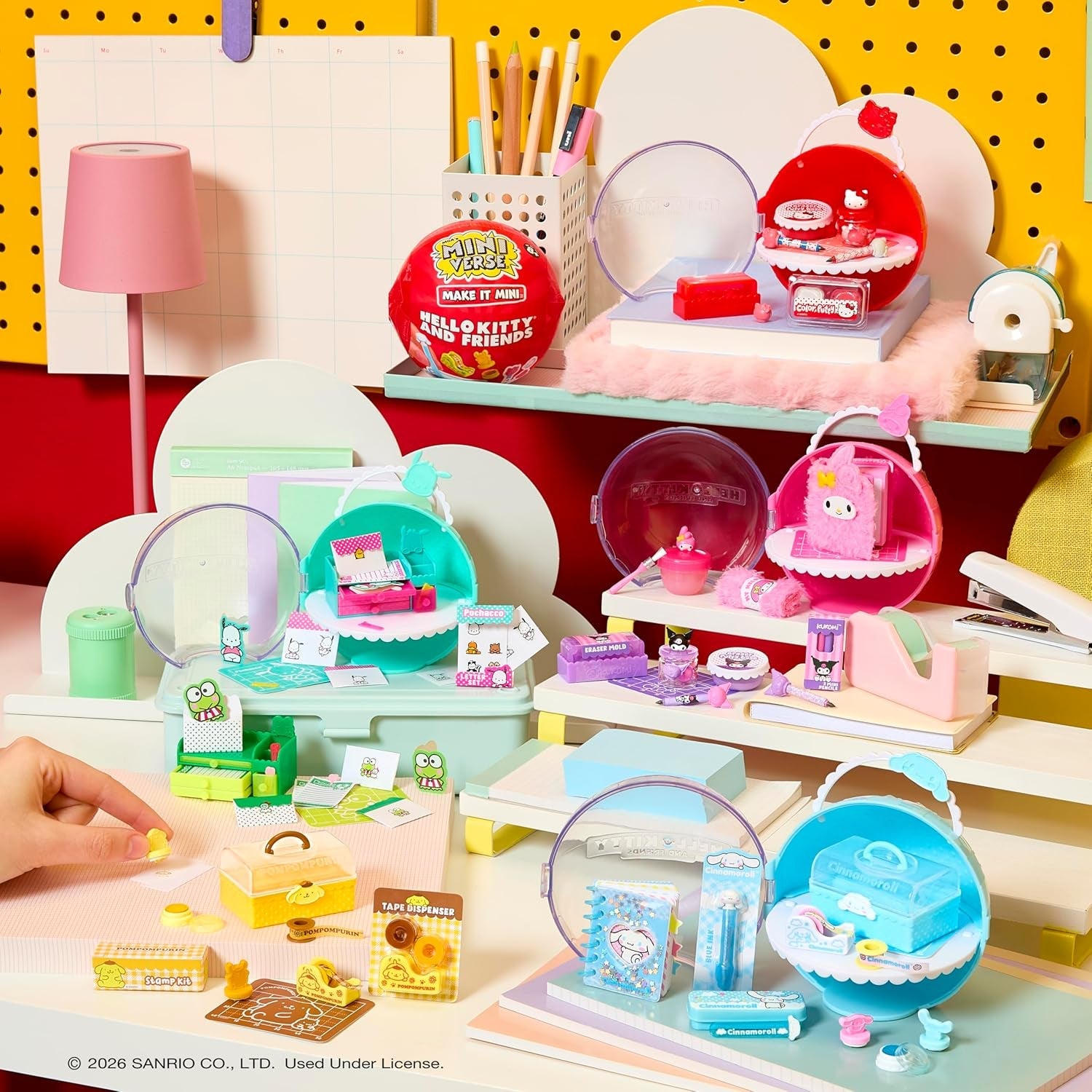 Miniverse MGA Make It Mini Hello Kitty and Friends Serie 3 - Mini oggetti da collezione, Sanrio, cancelleria con repliche retrò, artigianato, fai da te, per collezionisti e bambini dagli 8 anni in su