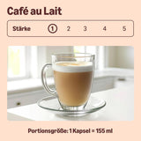 by Amazon Cafe au Lait Dolce Gusto compatibile Kaffeekapseln, 48 Kapseln (3 Packungen mit je 16 Stück)