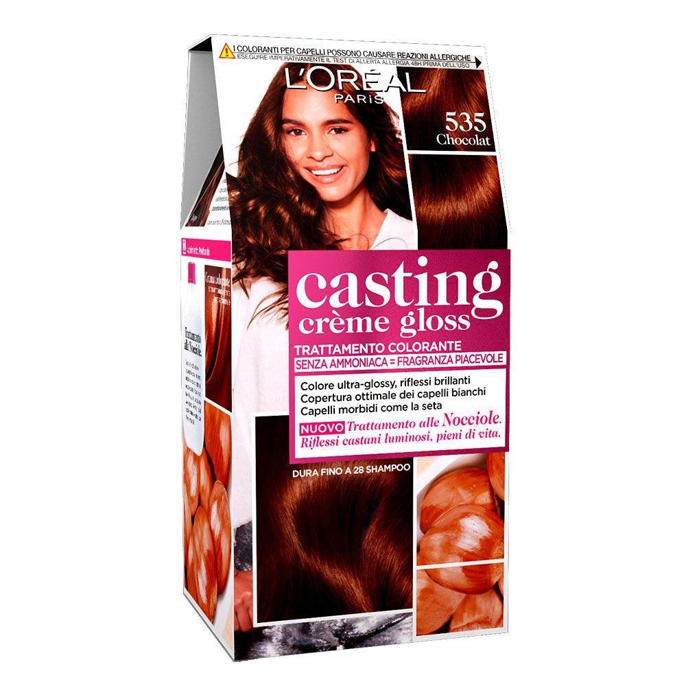 Casting Creme Gloss Tintura per capelli senza ammoniaca N360 Amarena Naty Shop Tintura per capelli 535 Cioccolato 1 pezzo (confezione da 1)