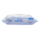 Salviette per neonati Change Water Essential x70 - Articoli da toilette in fibra vegetale - Acqua ultra purificata al 99% - Igieniche dalla nascita - Coperchio richiudibile