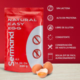 Eiklarpulver (350g) | Getrocknetes Eiklar Pulver | Eialbumina für Backen & Kochen | Ohne Zusatztoffe | Confezione in busta con cerniera senza lattosio