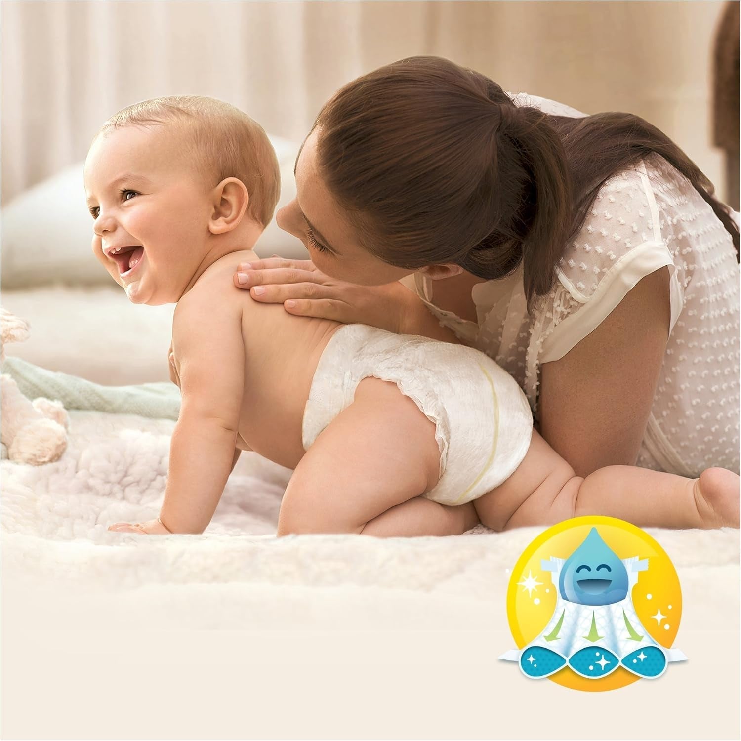 Pannolini Pampers Premium Protection per neonati, confezione Jumbo, taglia 1, 72 pezzi