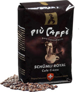 Café Crème Kaffeebohnen, würzig, kräftig, intensiv und gehaltvoll, Arabica und Robusta, Schweizer Trommelröstung, ganze Bohnen für Volllautomaten Schümli Royal 1 kg