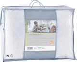 Badenia Trendline Eco caldo piumino con 90% piumino e 10% piume classe I, 135 X 200 cm, bianco, certificato Oeko-Tex, prodotto secondo lo standard di qualità tedesco Trapunte e trapunte Naty Shop