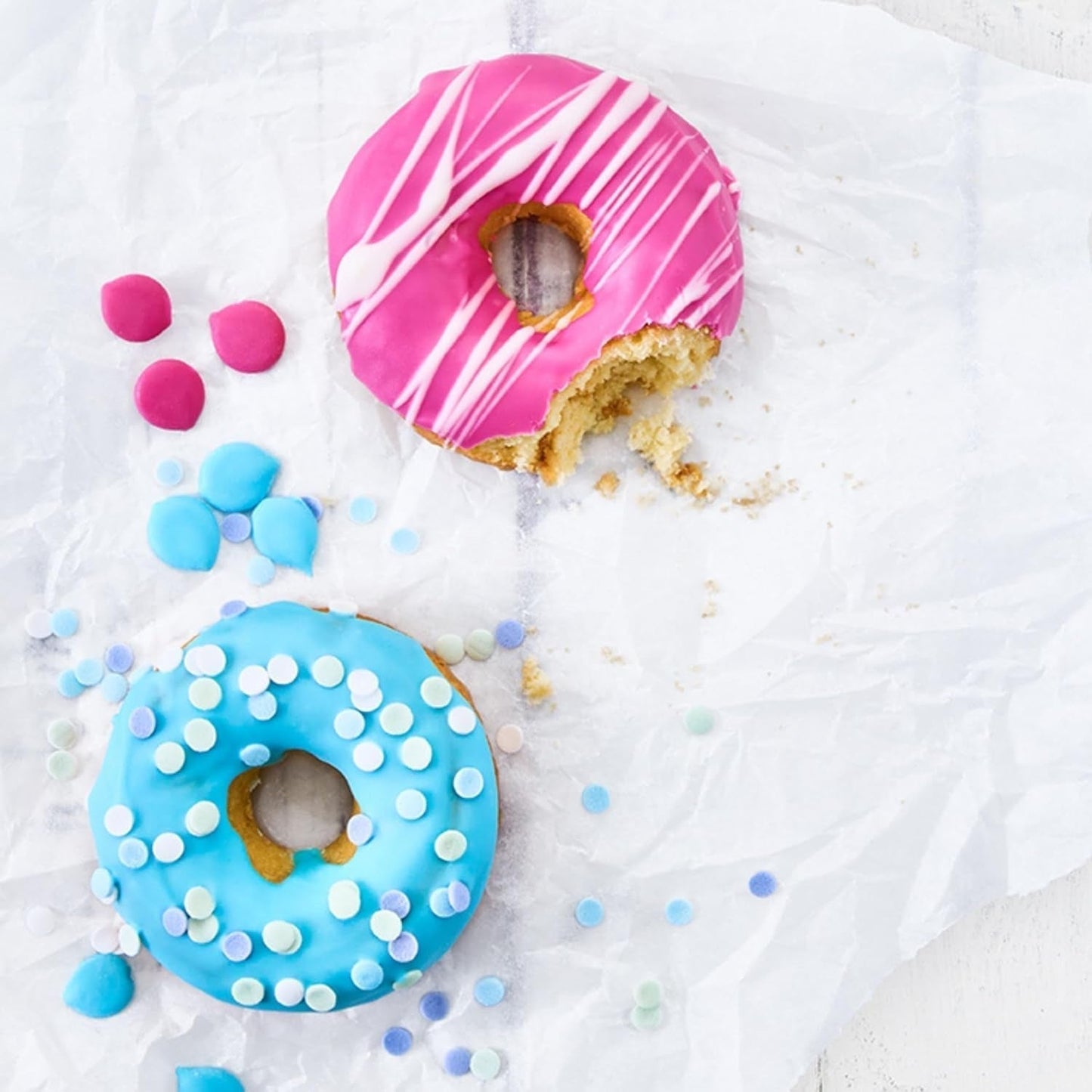 Birkmann, Easy Baking, Donutblech, Backform Für 6 Donuts, Mit Hochwertiger Antihaftbeschichtung, Ø 9 Cm, Mit Rezept, 881631 Stampi e vassoi per cuocere Naty Shop