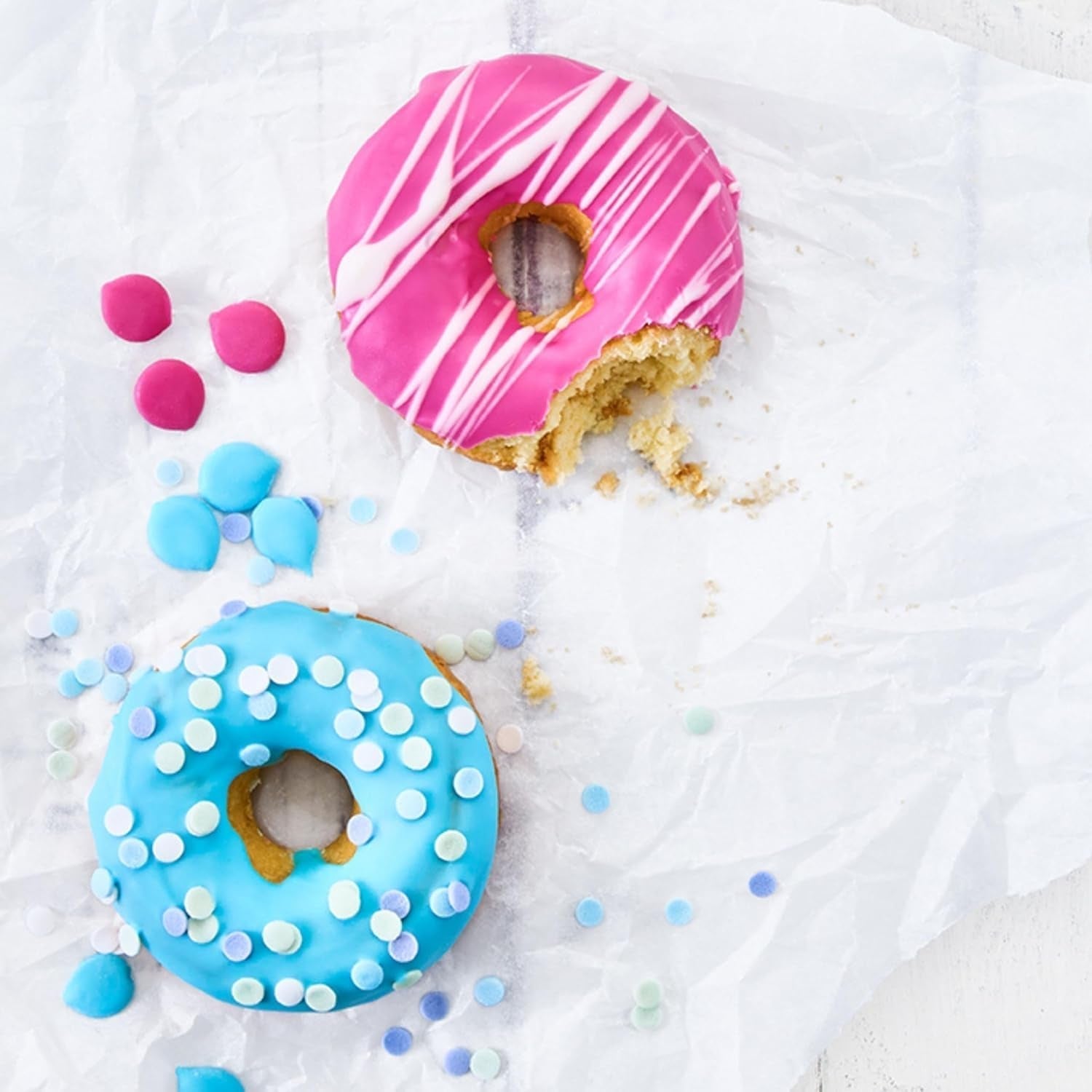 Birkmann, Easy Baking, Donutblech, Backform Für 6 Donuts, Mit Hochwertiger Antihaftbeschichtung, Ø 9 Cm, Mit Rezept, 881631 Stampi e vassoi per cuocere Naty Shop