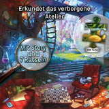 KOSMOS 683979 EXIT® Puzzle: The Hidden Studio Puzzle da 500 pezzi per adulti e bambini 10+ Puzzle Escape Room per principianti Puzzle Naty Shop