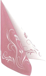 Appartina Elegantia 40X40 cm Tovaglioli Airlaid Simil Tessuto, Tovagliolo Nuziale di Alta Qualità, Tovaglioli Nuziali Simil Tessuto Tovaglioli Usa E Getta per Varie Occasioni (Rosa Antico)