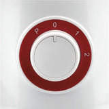 Girmi FR46 Elektrischer Mixer, 1,5 litri, 2 Geschwindigkeiten Mit Pulse-Funktion, 4 Edelstahlklingen, Messbecherdeckel, Messbecher Mit Scale, Sicherheitseinrichtung, Weiß/Rot Kitchen Naty Shop