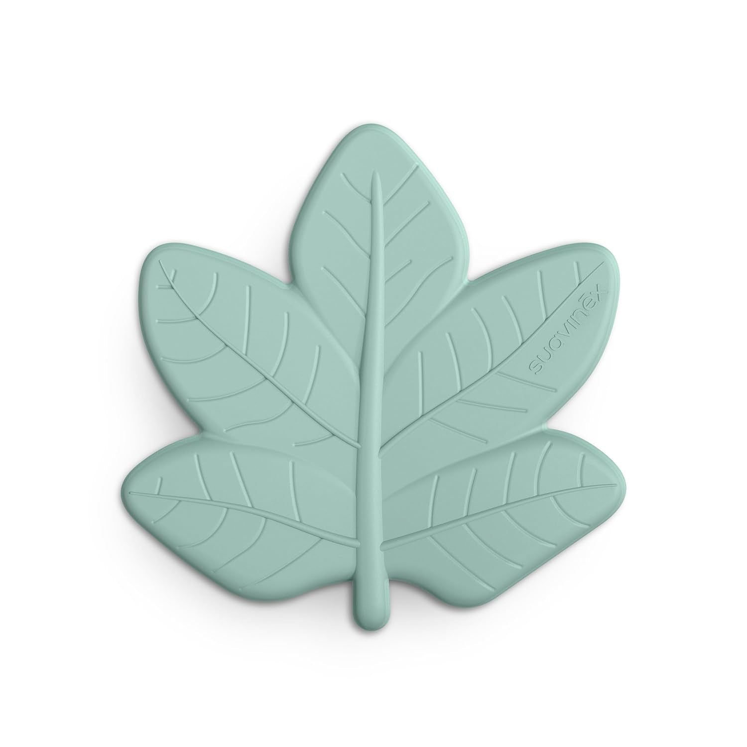 Suavinex, anello da dentizione in silicone monopezzo. Morbido, flessibile, sicuro. Lenisce e calma le gengive del bambino. Ergonomico, facile da impugnare, strutturato/in rilievo. Design con foresta, poesia, verde