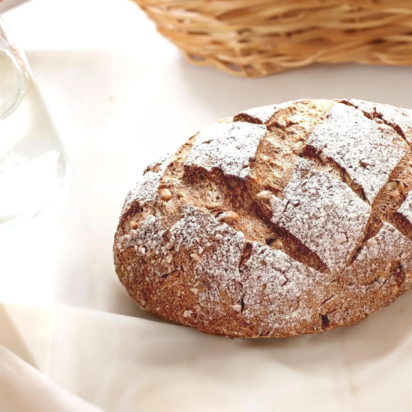 MISCELA PER PANE LOWER CARB, alternativa al pane proteico cheto, vegano e senza glutine senza soia e cereali Naty Shop Kitchen