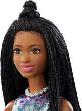 Barbie GYJ22 - Bühne frei für große Träume Brooklyn Puppe (ca. 30 cm, capelli castani) con melodie aus dem Film, luci, microfono e accessori, Geschenk für Kinder ab 3 Jahren