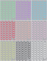 9 colori adesivi per unghie francese adesivi per unghie francese autoadesivo del chiodo foil french unghie gradiente adesivi punta francese adesivi per unghie arte del chiodo nail design adesivi accessori per unghie