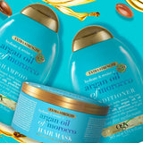 OGX Extra Strength Hydrate & Revive + Argan Oil of Morocco Hair Mask (300 ml), lussuosa maschera per capelli con ricco olio di argan e proteine della seta Naty Shop Hair Mask