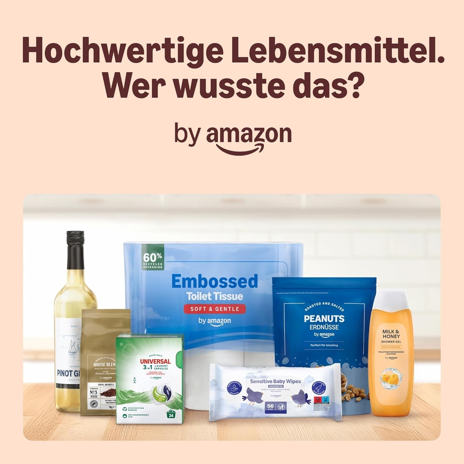 di Amazon Espresso Crema Röstkaffee Ganze Bohnen, 1kg (2 confezioni da 500g), Rainforest Alliance-Zertifizierung