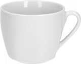Van Well Lilli Servizio da Caffè da 12, Set di Piatti Quadrati in Porcellana Bianca da 36 Pezzi con Bordi Curvi per un Tavolino Perfettamente Disposto - Lavabile in Lavastoviglie