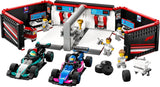Garage F1 LEGO City con auto da corsa Mercedes-Amg e Alpine - Auto da corsa di Formula 1 con 2 piloti e 4 minifigure meccaniche - Regalo per ragazzi e ragazze 7+ e fan 60444 Besuche den LEGO-Store Building Sets