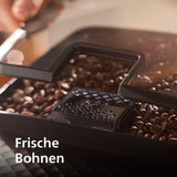 Macchina per caffè espresso automatica PHILIPS serie 2200 - 2 specialità di caffè, display touch, pannarello classico, macinacaffè in ceramica, nero opaco (EP2220/10)