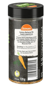 Ostmann Gewürze - Gemüse BBQ Mix | Gewürzzubereitung für Gemüse | Mediterrane Kräuternote für Grillgemüse, Tofu und Co. | 120 g in un colino