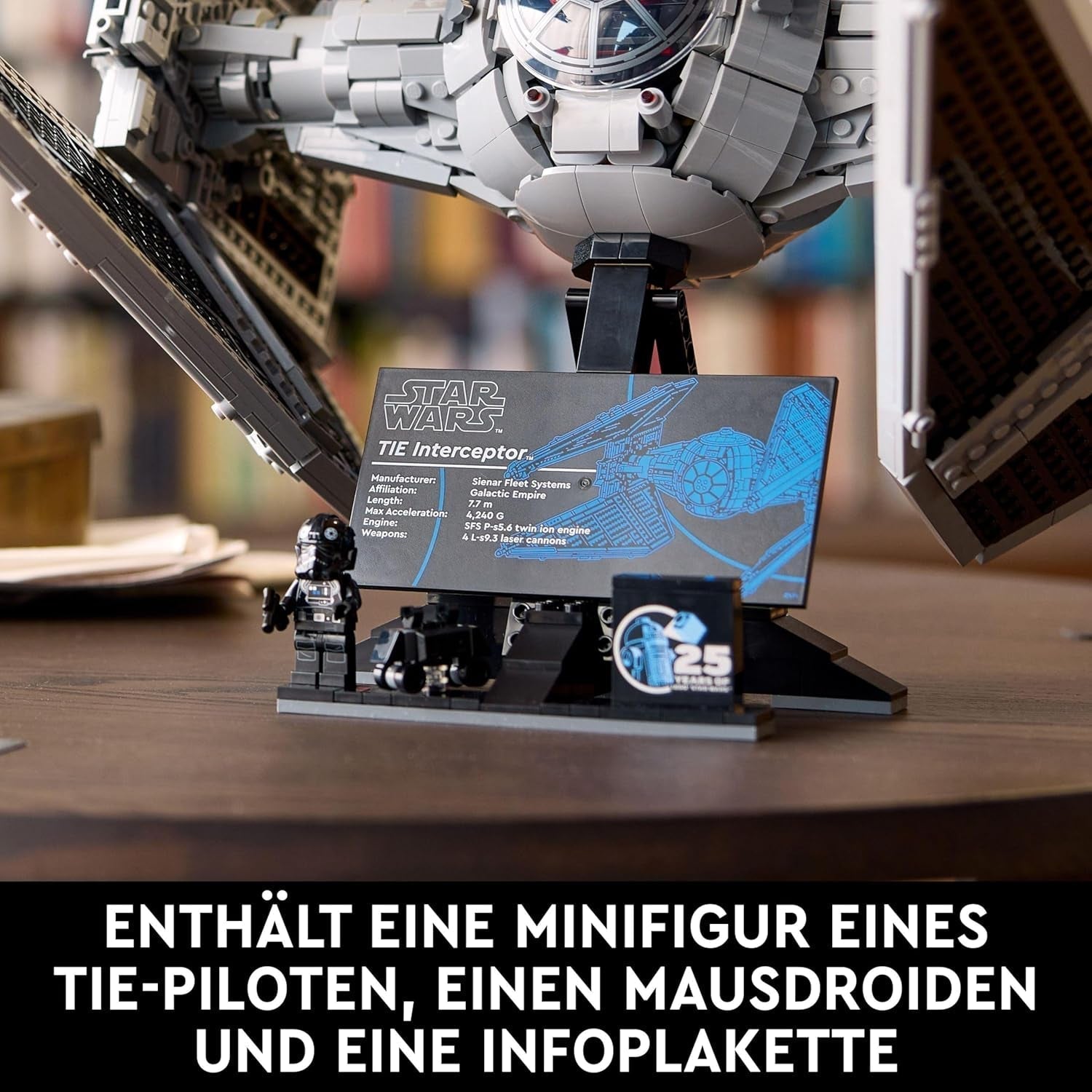 LEGO Star Wars Tie Interceptor Ultimate Collector Series Set di costruzione creativo per adulti Starfighter Modello in mattoncini Regalo per fan Set UCS da collezione 75382 Set di costruzione Acquista il negozio LEGO
