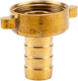 Gardena Raccordo per tubo in ottone, 2 pezzi: raccordo in ottone di alta qualità, filettatura 26,5 mm (G 3/4"), per tubi da 1/2" (13 mm) (7140-20)