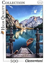 Clementoni 35039 Lago di Braies - Puzzle da 500 pezzi dai 9 anni, Puzzle colorato per adulti con colori vivaci, Gioco di abilità per tutta la famiglia, Simpatica idea regalo Puzzle Naty Shop