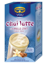 KRÜGER YOU Chai Latte Vanilla Cinnamon, preparato istantaneo per bevande a base di latte, aromatizzato con vaniglia e cannella, 250 g (10 buste da 25 g)