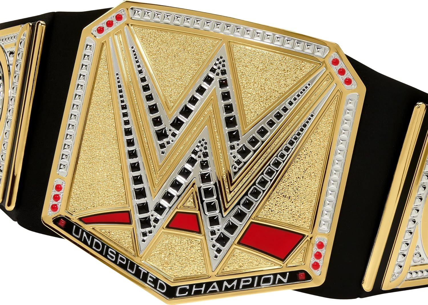Mattel Cintura del campionato WWE Mattel, gioco di ruolo e costume del campionato universale WWE indiscusso, ca. Cintura In Ecopelle Lunga 100 Cm Con Vestibilità Unica, HYJ35 Action figures Naty Shop