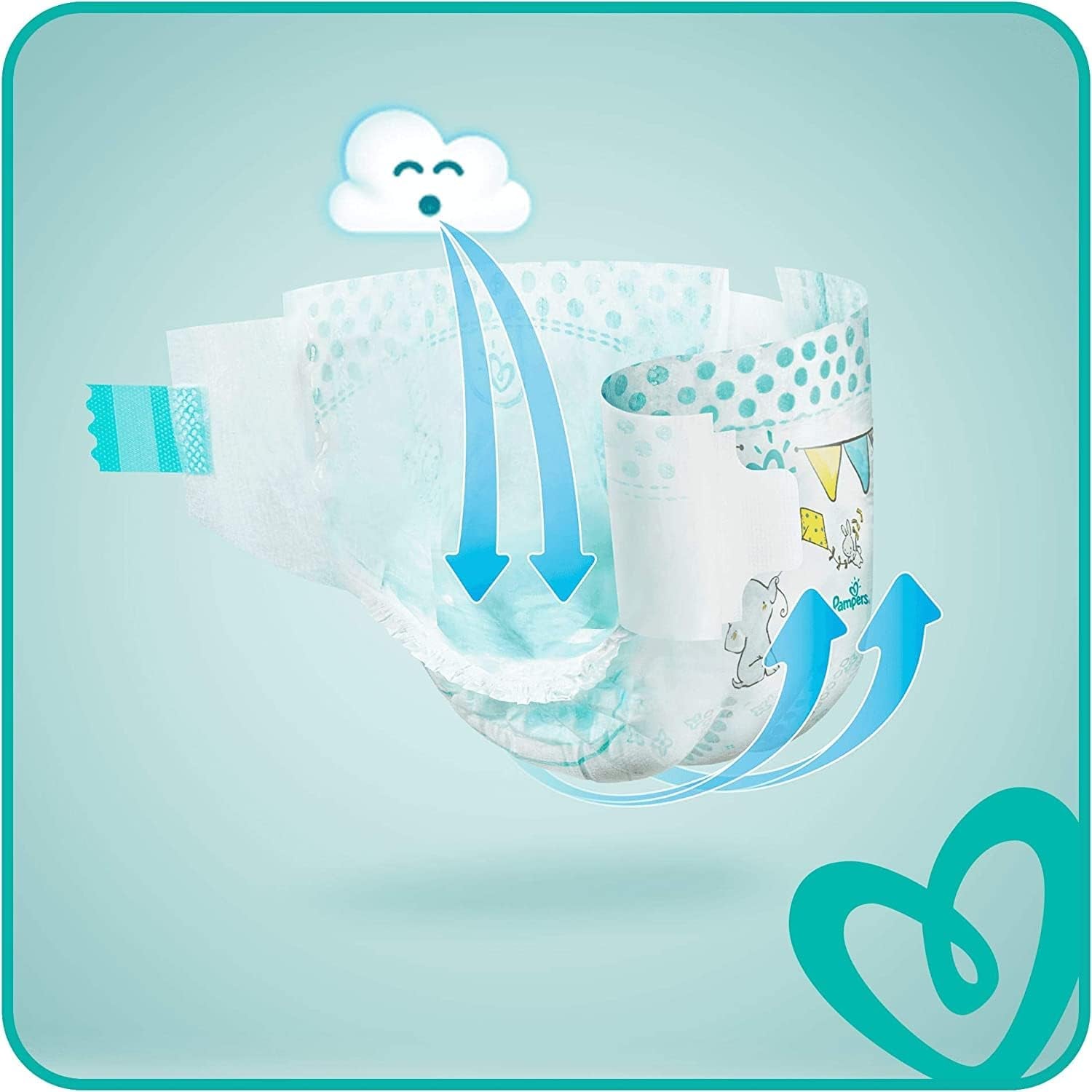Pannolini PAMPERS Baby-DRY taglia 7 123