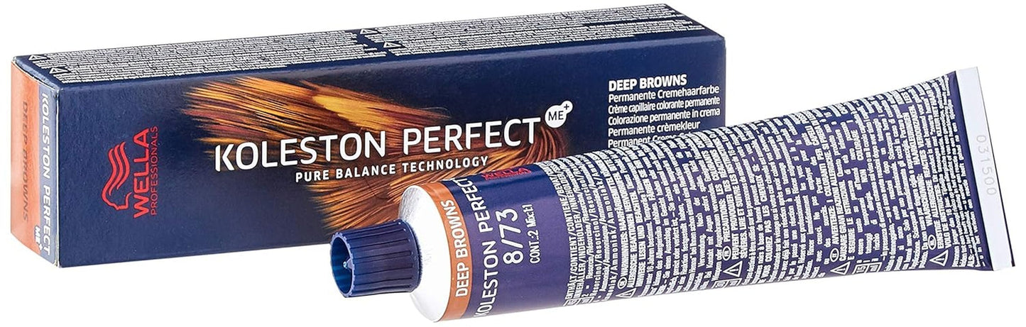Wella Koleston Perfect ME+ 4/77 Intensive Medium Chestnut 60 ml Naty Shop Tintura Per Capelli 8/73 60 Ml (1 confezione)