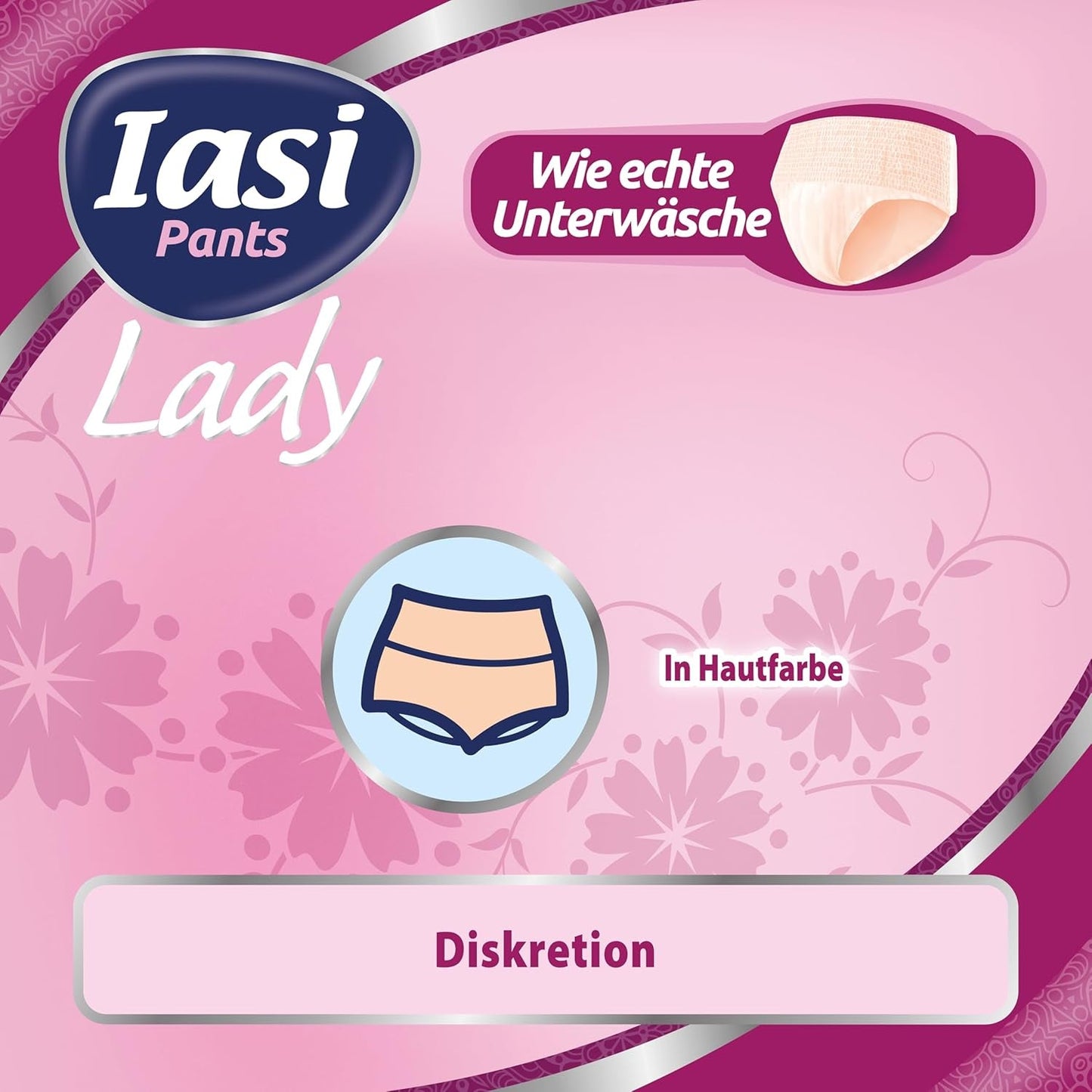 LADY Pants 48 Pantaloni Monouso per Incontinenza Urinaria Assorbente Taglie Forti S da Donna 48 Pz
