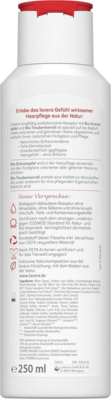 Lavera Care Shampoo Color Shine & Care, vegano, 250 ml Doccia e bagno Naty Shop