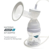 Set pompa doppia Nuvita Efficient per Materno Smart X - 1287KDX | Set completo di accessori, biberon anticoliche approvato da Aio Accesorii Hrana si Alattare Bebe Naty Shop