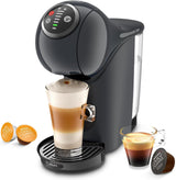 NESCAFÉ Dolce Gusto Genio S Plus di Krups, macchina da caffè a capsule compatta, capacità 0,8 litri, 1500 watt, avviso di decalcificazione automatica, grigio siderale, KP340B