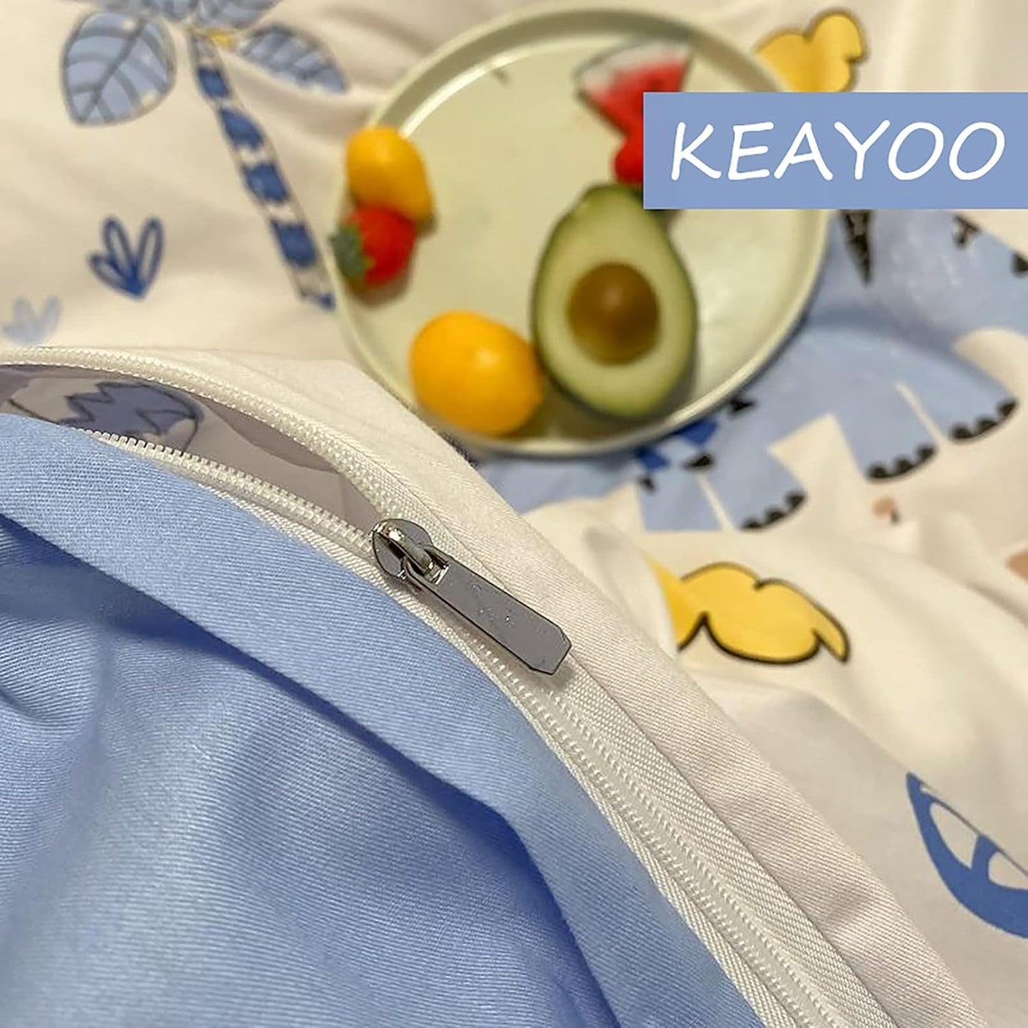 Biancheria da letto per bambini, unisex, dinosauri, cotone Biancheria da letto - bambini Naty Shop