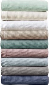 Madison Park Coperta trapuntata traspirante in 100% cotone egiziano di alta qualità, stagione di lusso, copertura leggera per divano letto e divano letto matrimoniale/letto matrimoniale Rose Naty Shop Trapunte e trapunte