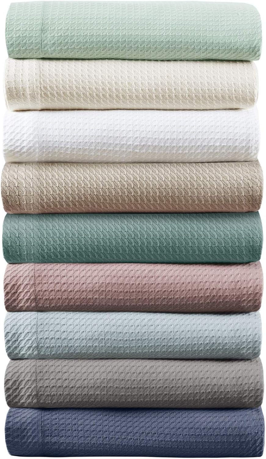 Madison Park Coperta trapuntata traspirante in 100% cotone egiziano di alta qualità, stagione di lusso, copertura leggera per divano letto e divano letto matrimoniale/letto matrimoniale Rose Naty Shop Trapunte e trapunte